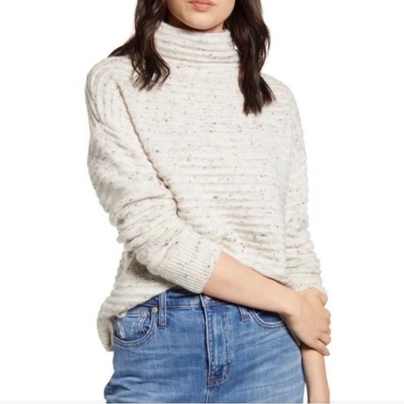 Madewell Sweaters - Madewell Donegal Belmont Mock Neck Sweater